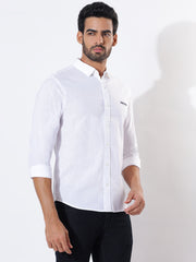White Linen Shirt