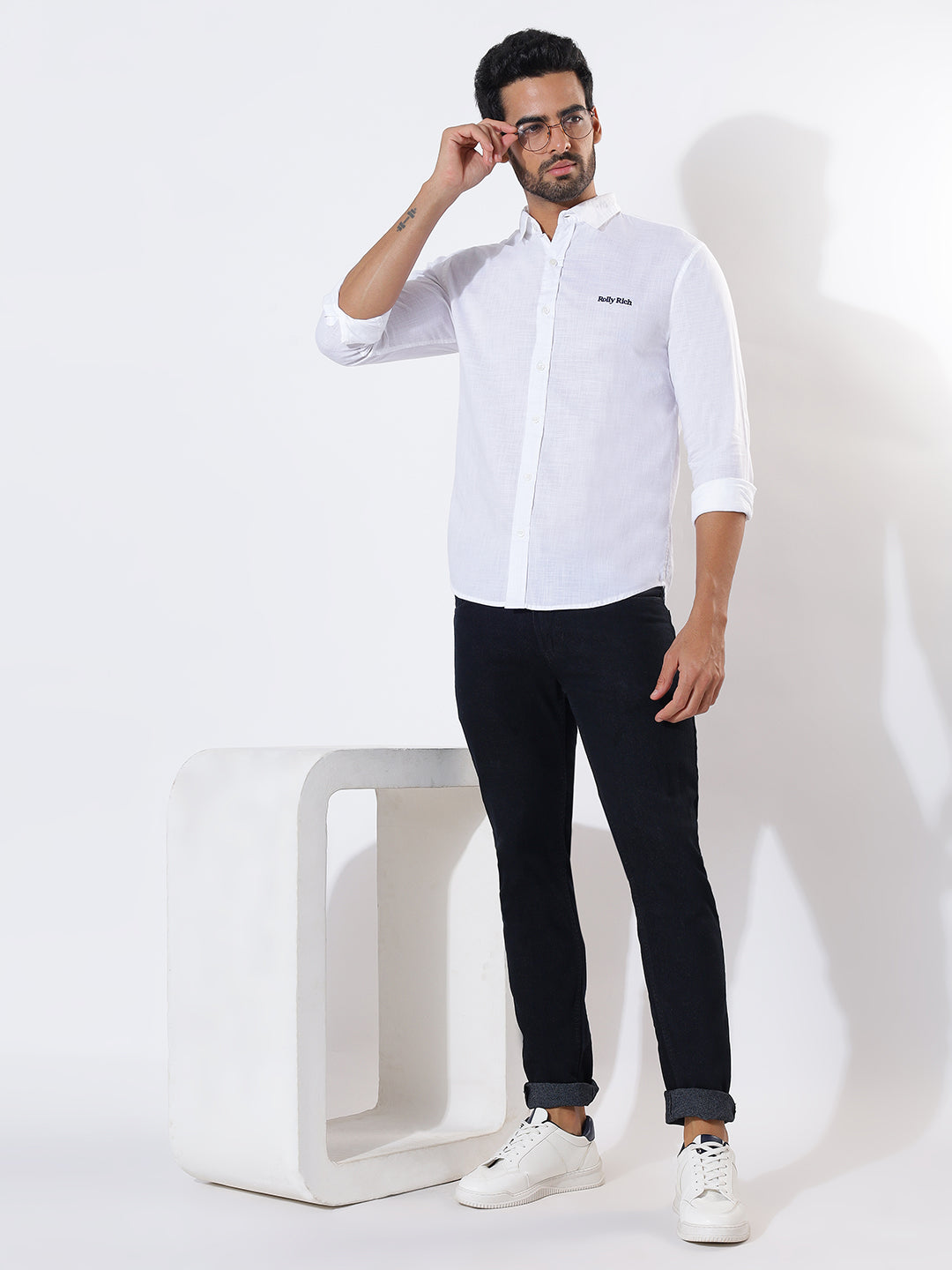 White Linen Shirt